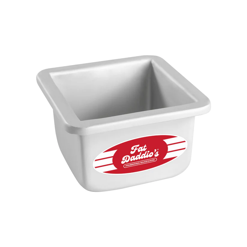 Fat Daddios Square Pan 4 in x 4 in x 4 in Box of 6 Units