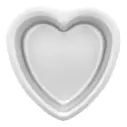 Fat Daddios Heart Pan 6 in x 3 in Box of 6 Units