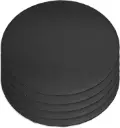 Cake Drum 6” 1/2” Black Round