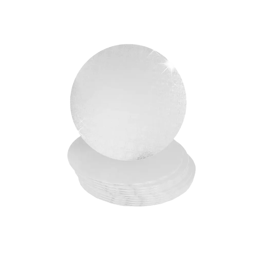 Cake Drum 8” 1/2” White Round