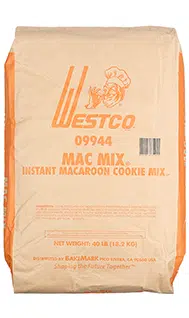 Westco Macaroon Cookie Mix Pack 40 lbs