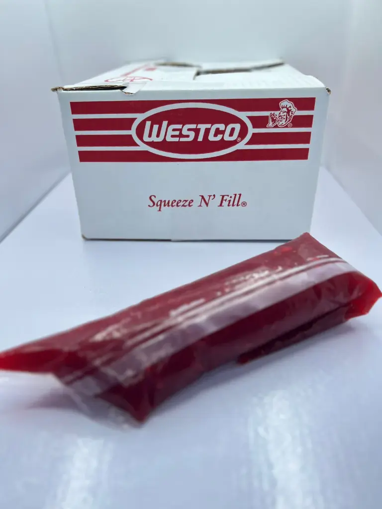 Westco Filling Gourmet Raspberry- Squeeze N Fill Bag 2 lbs Case 12 Units