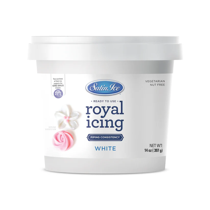 Satin Ice Ready to Use Royal Icing - 14oz      Box 3 units