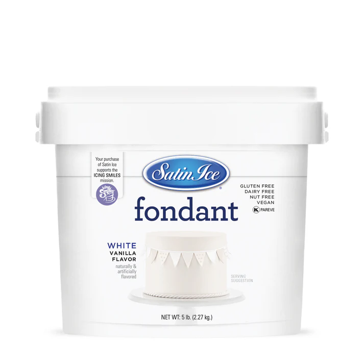 [SI5 White] Satin Ice Fondant 5lbs White