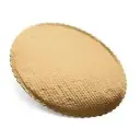 Gold Scalloped Board Round 7" Qty: 100u