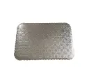 Silver Scalloped Board Rectangle DB 10" x 14" Qty: 50u