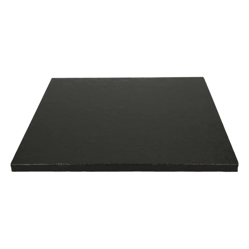Cake Drum 8” 1/2” Black Square