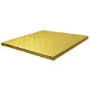Cake Drum 8” 1/2” Gold Square