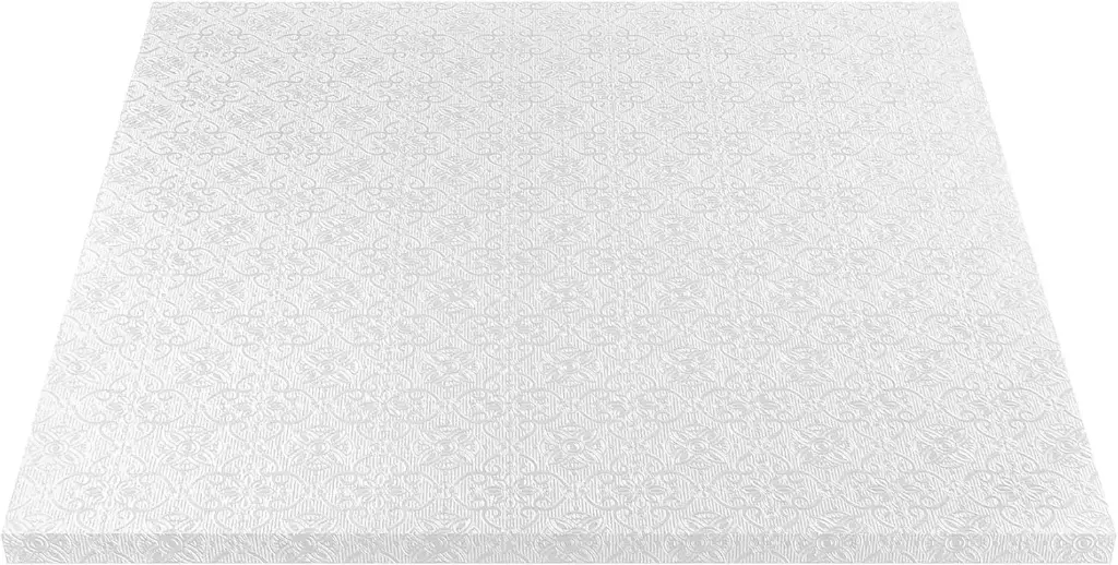 Cake Drum 12” 1/4” White Square