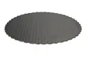 Black Scalloped Board Round 10" Qty: 100u