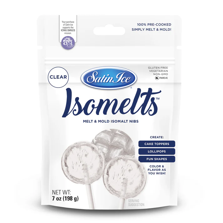 Satin Ice Isomelts™ Clear - Box 4 Pouchs