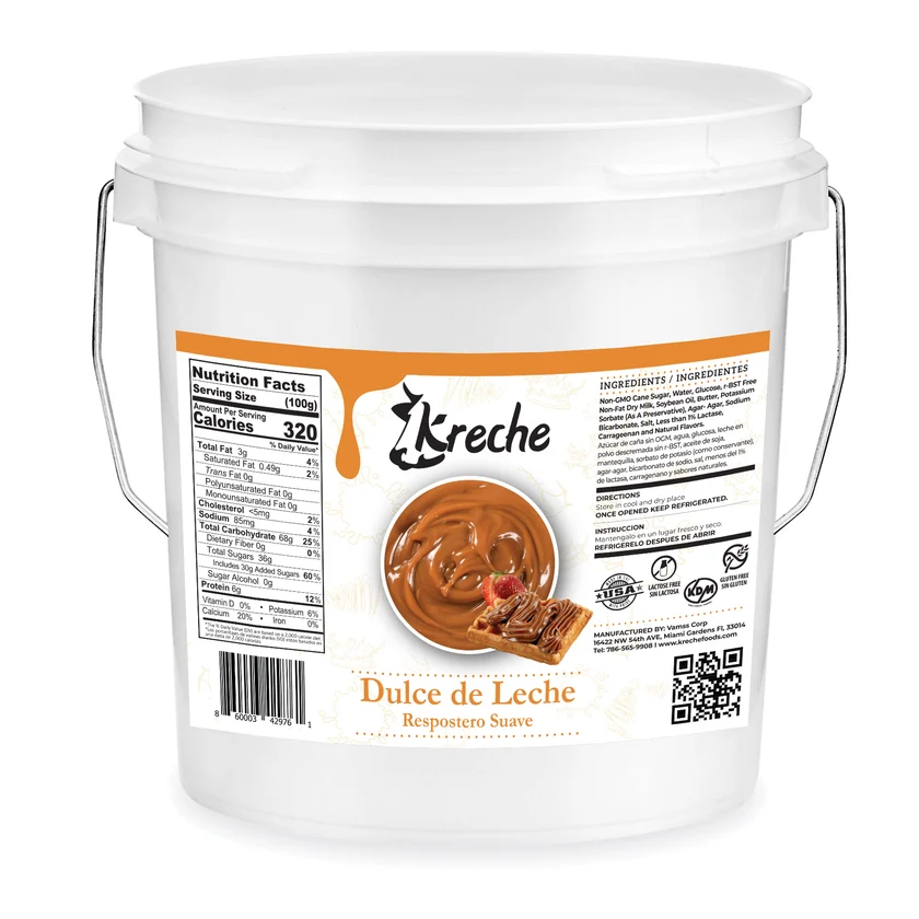 Kreche Dulce de Leche Repostero Suave Pail 24lbs