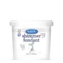 Satin Ice Fondant 2lbs Silver Shimmer
