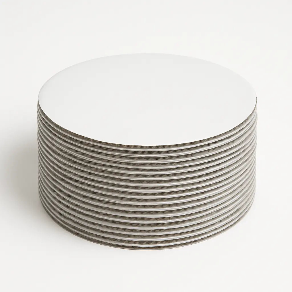 Corrugated Board Round 4" Qty 100