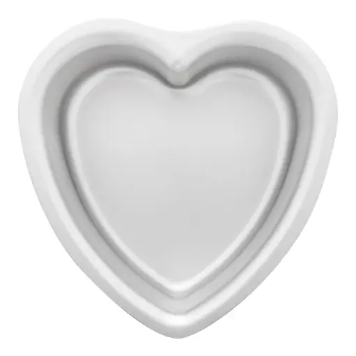 Fat Daddios Heart Pan 6 in x 3 in Box of 6 Units