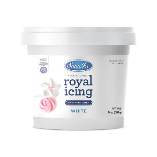 Satin Ice Ready to Use Royal Icing - 14oz Pail