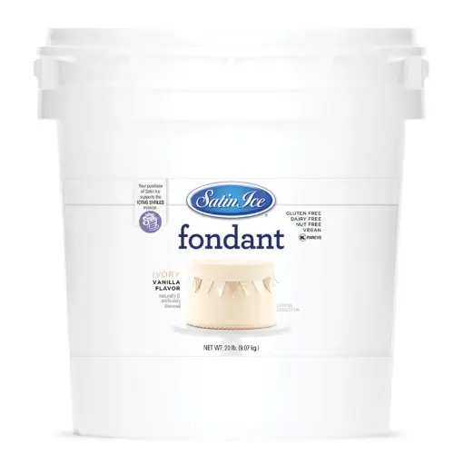 Satin Ice Fondant 20lbs Ivory