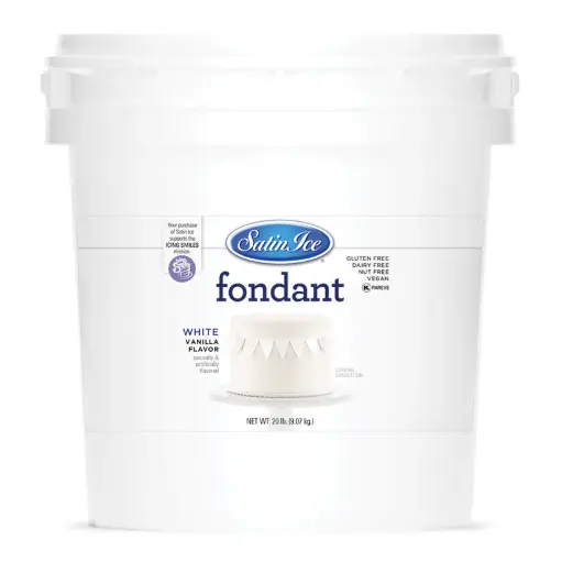 Satin Ice Fondant White 20lbs