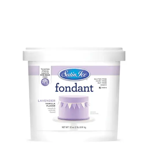 Satin Ice Fondant 2lbs Lavander