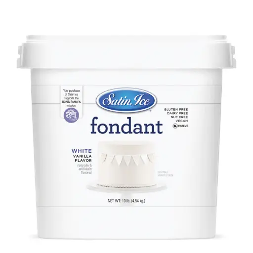 Satin Ice Fondant 10lbs White