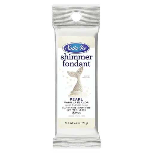 Satin Ice Fondant Pearl Shimmer 4.4 oz