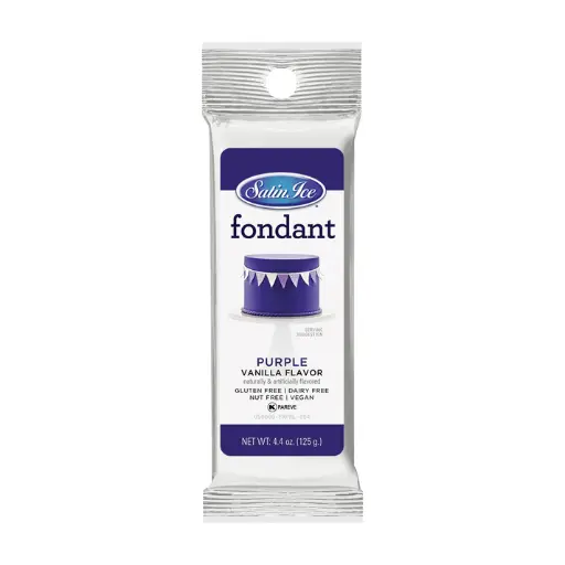 Satin Ice Fondant Purple 4.4 oz