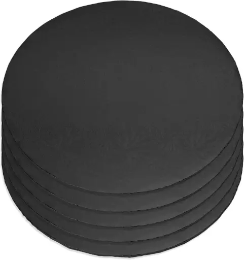 Cake Drum 14” 1/4” Black Round