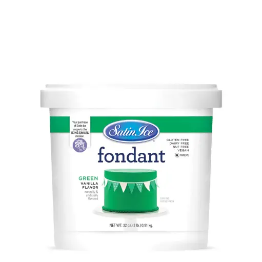 Satin Ice Fondant Green 2lbs